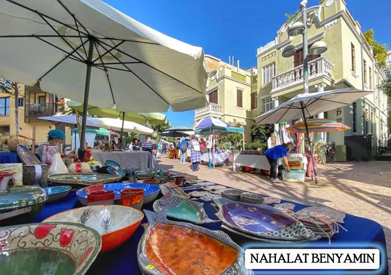 Tel-Aviv Center, Near The Beach, Terrace, 2 People 외부 사진